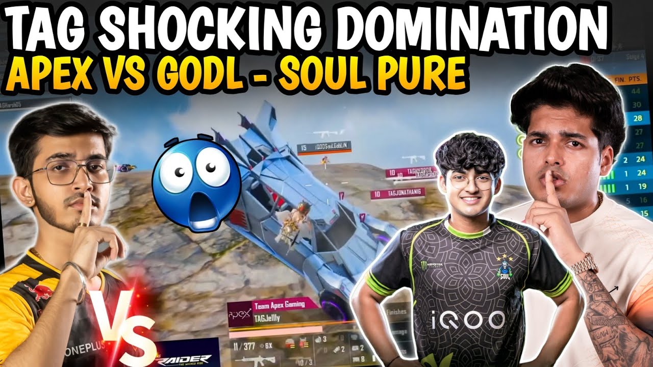 🇮🇳Team Apex Gaming Shocking Domination In BGMS🤯📈 TAG Vs GODL🥵 Jonathan Vs Goblin💀