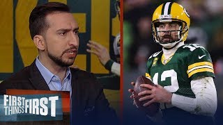 Aaron Rodgers has the most pressure to beat the 49ers — Nick Wright | NFL | FIRST THINGS FIRST