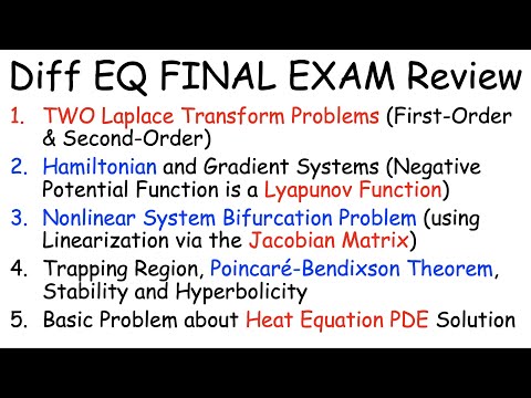 Differential Equations Final