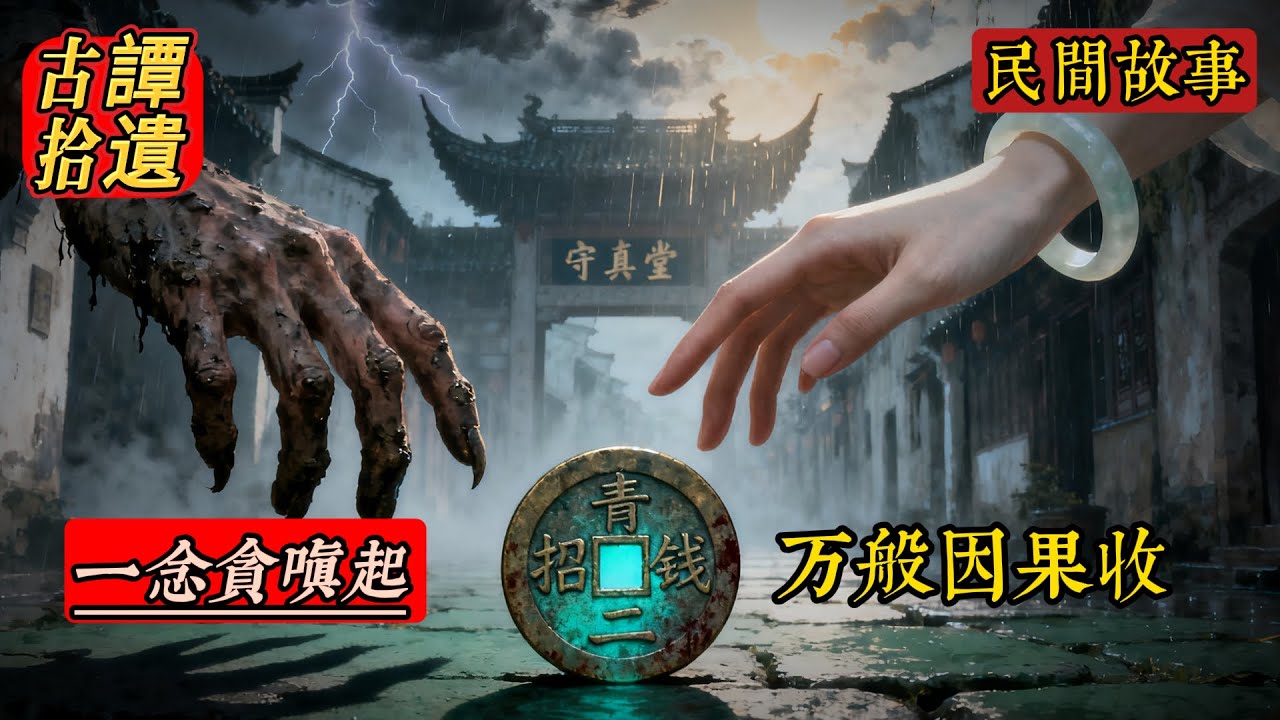 一枚銅錢,兩種命運:貪心引陰債,守真得善終#民間故事 #東方玄學 #因果報應 #傳統文化 #青蚨錢 #臺灣觀眾 #心靈啟發 #守真堂 ...