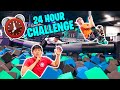 24 HOUR OVERNIGHT CHALLENGE in TRAMPOLINE PARK!! (ft. Jack Doherty)