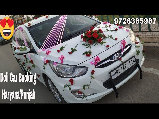 Wedding car decoration - Indian style #Traditional #weddingcar  #cardecoration #indian #style #diy 