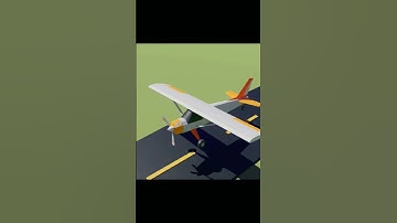 Low Poly Plane Animation #blender