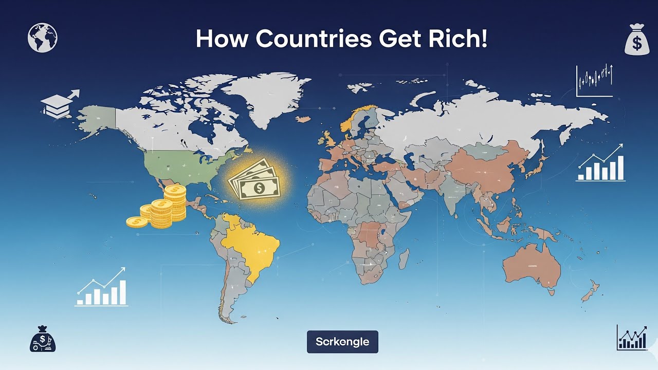 How Countries Get Rich | Secrets Behind National Wealth & Economic Growth ✔