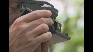 Man captures beautiful memories at Central Park using a Polaroid camera
