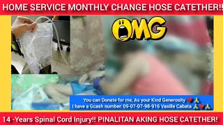 Month of May Change hose catether | 14 Years Spinal Cord Injury