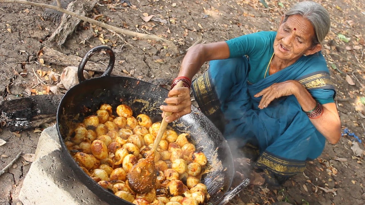 Special 100 Eggs Curry Recipe By My Grandma || Myna Street Food || Food Info