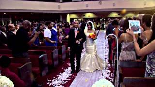 Bridal Entrance - Brandon and Christi's Wedding