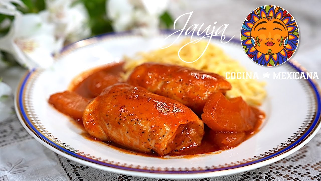 Pechugas Rellenas en Salsa de Piña