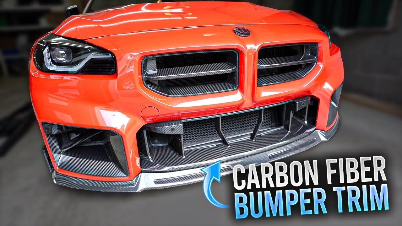 Front End Perfection.. Installing Autotecknic Carbon Fiber Front Bumper ...