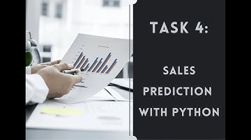 TASK 4: Sales Prediction Using Python | CodSoft