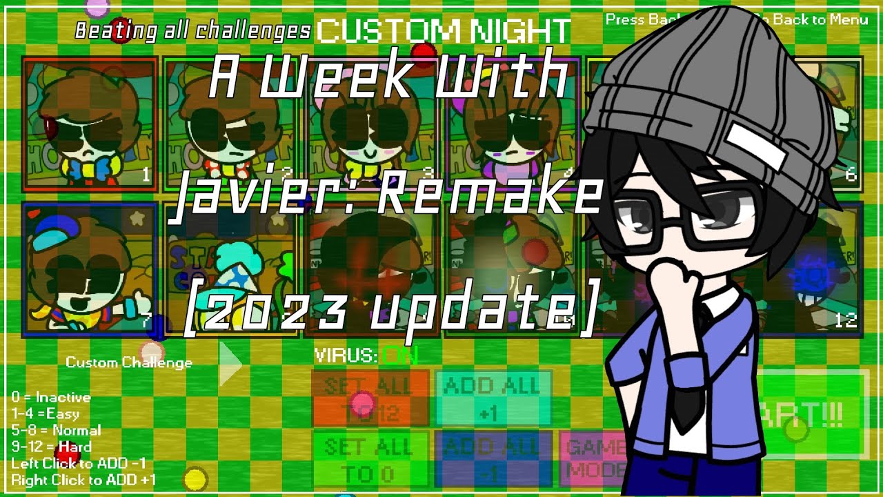 All custom night challenges completed a week with javier remake