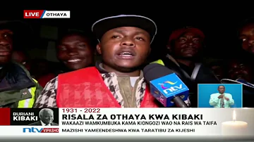 Hatujafanya kazi leo kwa heshima tuliyo nayo kwa mzee Kibaki: Wakaazi wa Othaya waomboleza