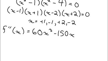 13-14 F - Second Derivative Test Example