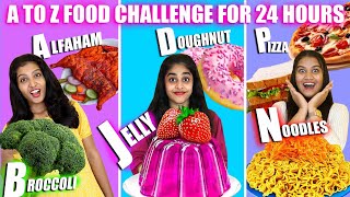 EATING IN ALPHABETICAL ORDER FOR 24 HOURS 🤩 | A TO Z FOOD CHALLENGE | PULLOTHI screenshot 2