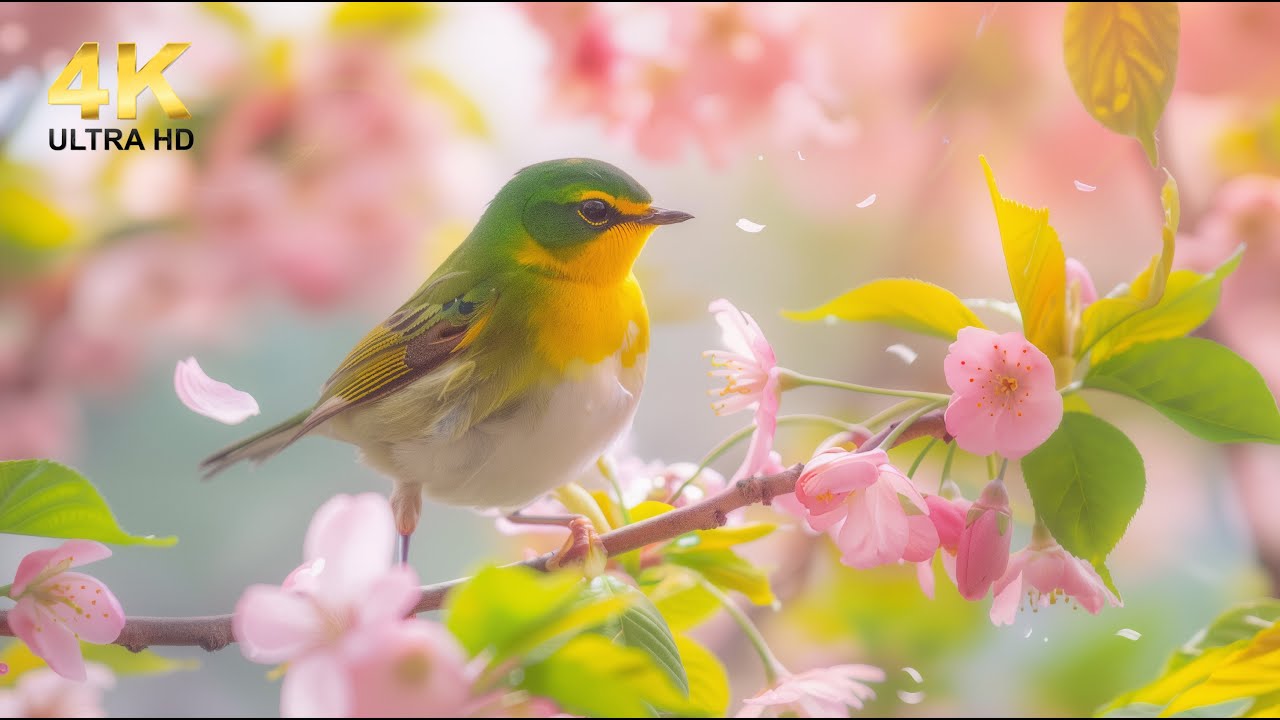 A Slow Spring Morning Filled with Birds 🕊️ Gentle Piano and Nature Sounds to Help You Unwind