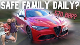 Can The Nurburgring King Also Be A Practical FAMILY CAR? Alfa Romeo Giulia Quadrifoglio