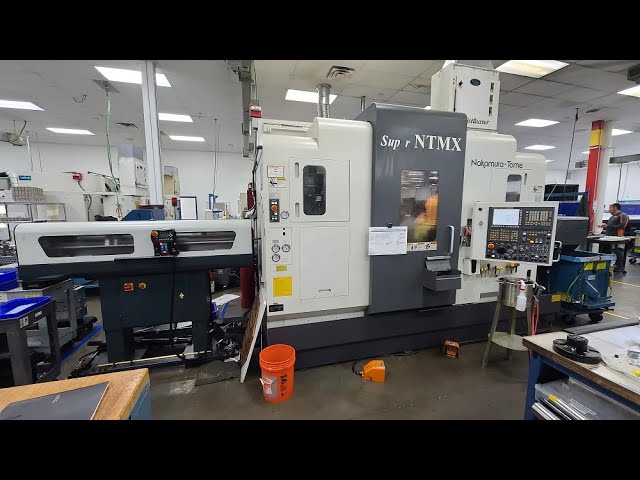 2013 Nakamura-Tome Super NTMX CNC Lathe - YouTube