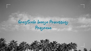 [C기반] GrayScale Image Processing : 영상처리 프로그램