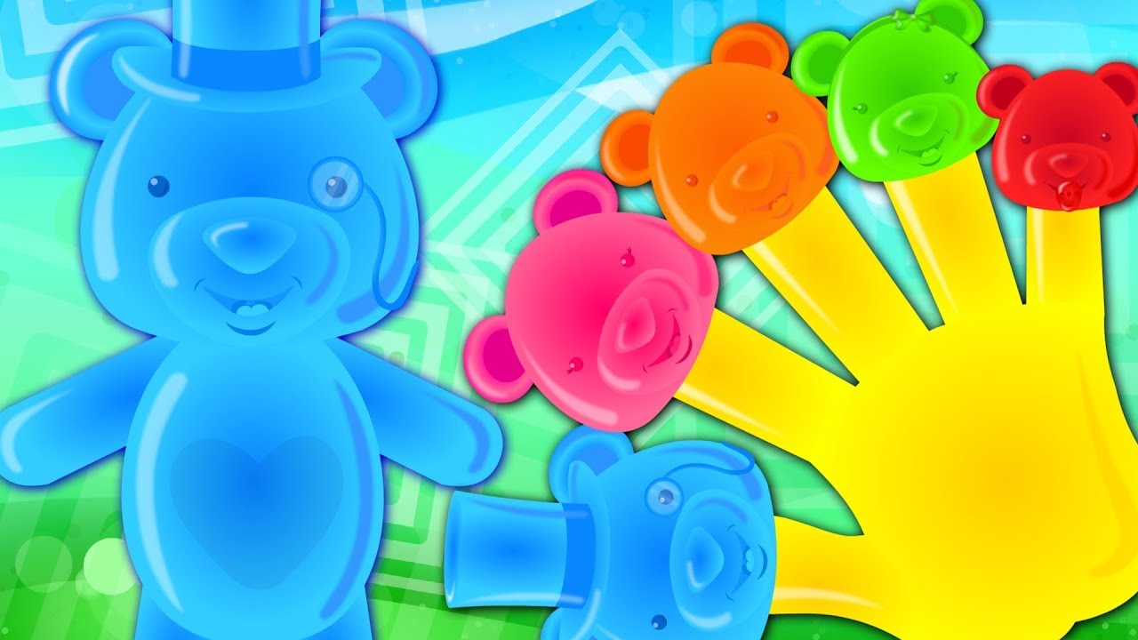 Jelly bears Finger Family Nursery Rhymes Kids Songs For Children