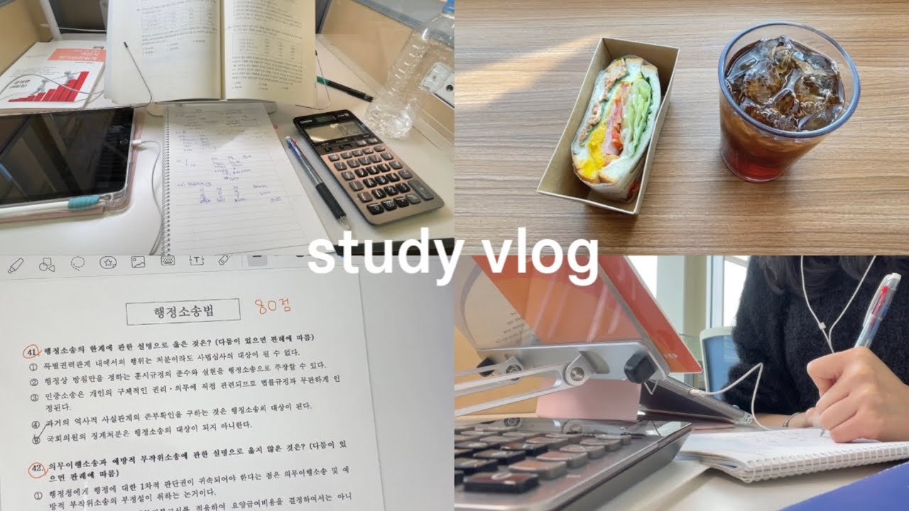 세시생 vlogㅣ회계랑 친해지는 요즘ㅣ하기싫을땐 그냥하기ㅣ눈감으면 바로 잠드는 기술 획득