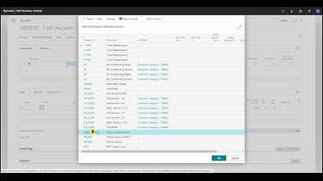How to create service packages in Garage Hive - Business Central