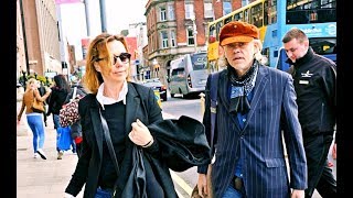 Bob Geldof and his wife Jeanne Marine