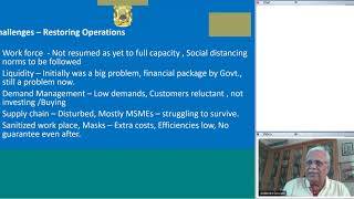 Information Webinar on Challenges and Opportunities during and after COVID 19 Guide