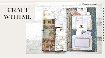 Create With Me! Vintage Ephemera Flipbook | Tim Holtz Inspired