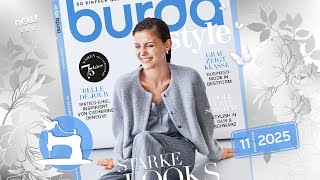 :  Burda Style 11/2025    31   Sewing Pattern Magazines 