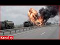 Fuel trucks are unable to reach Sevastopol due to Ukrainian strikes; major disaster in Crimea