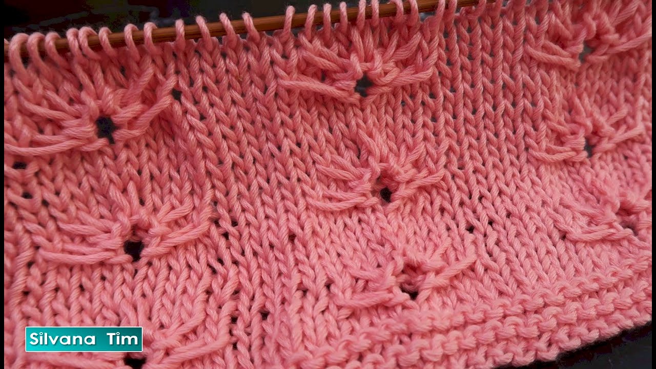 Puntos a dos agujas. Punto 