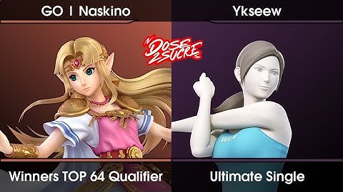 DOSE2SUCRE - 2023.01 - Naskino (Zelda) Vs. Ykseew (Wii Fit Trainer) SSBU Ultimate Tournament