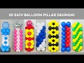 10 Very Useful Balloon Pillar Design for any occasion at home