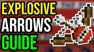 How To Make EXPLOSIVE ARROWS In Minecraft Bedrock - No Mods!