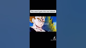 When goku turned into kakarot #shorts