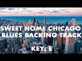 Sweet Home Chicago style E Blues Backing Track