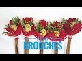 How to make fresh flower Hair Brooches