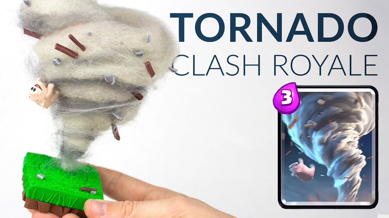 Tornado (Clash Royale) – Polymer Clay Tutorial - YouTube