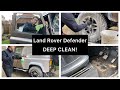 Deep Cleaning a Land Rover Defender 90 // Interior & Exterior Detail