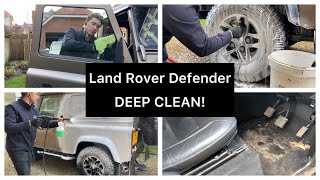 Deep Cleaning a Land Rover Defender 90 // Interior & Exterior Detail