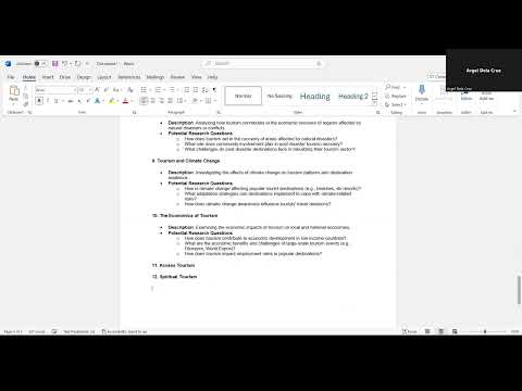 Research Topic Selection