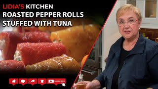 Roasted Pepper Rolls Stuffed with Tuna