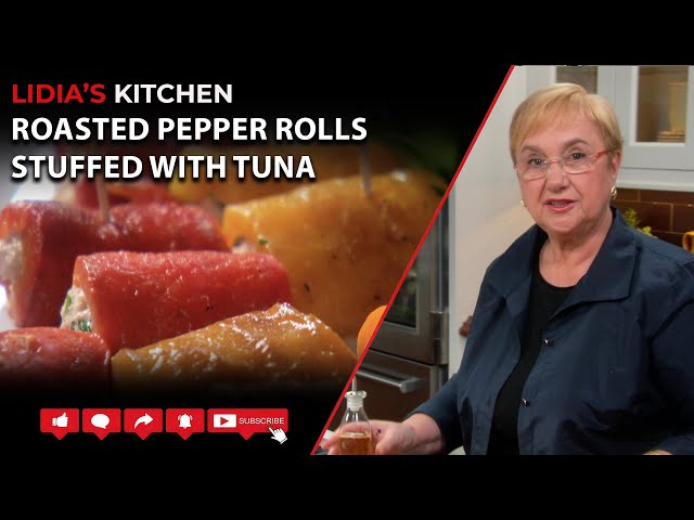 Roasted Pepper Rolls Stuffed with Tuna class=