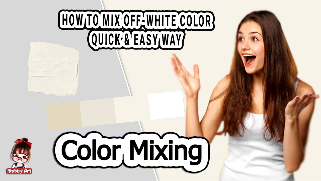 off white color, How to Make Off White Colour