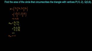 Mathtalk-Circumcentre