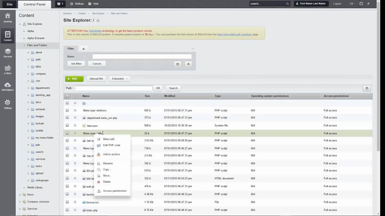 bitrix24 vs hubspot Bitrix24 Self-hosted: My Workspace