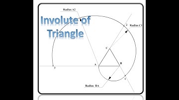 How to draw an Involute of a Triangle Animation