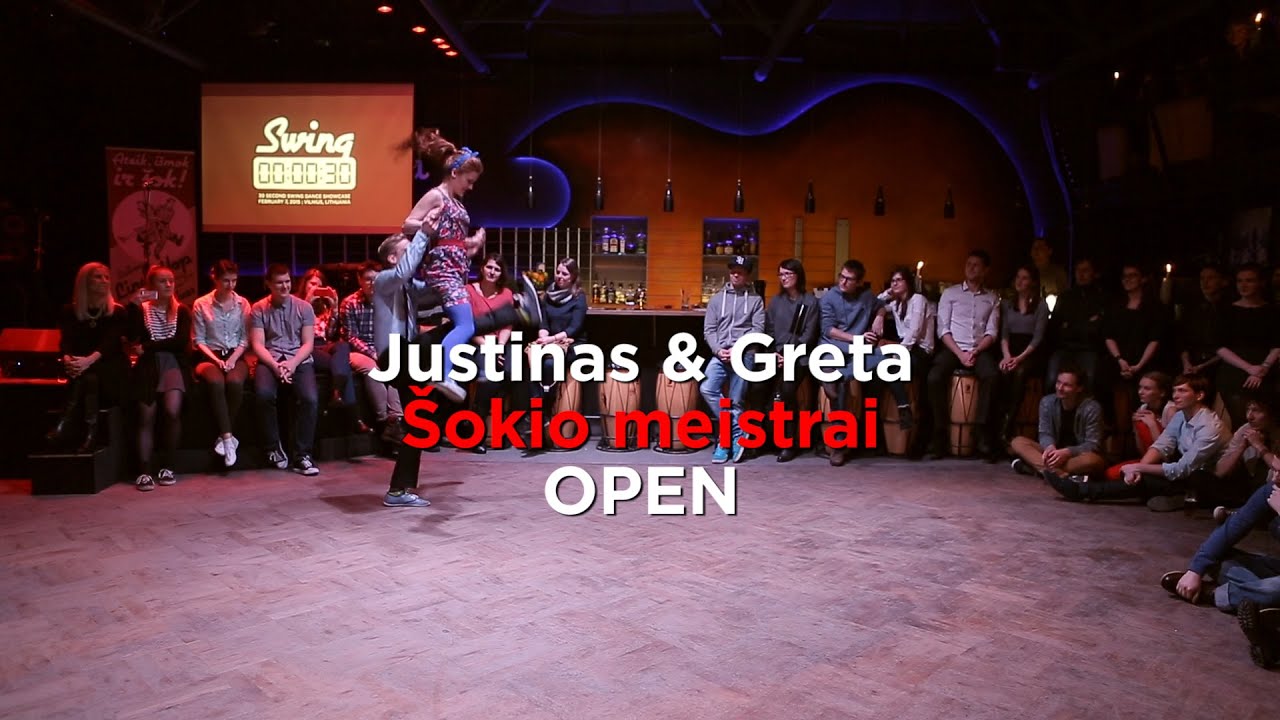 30 Second Swing Dance Showcase 2015 - OPEN - Justinas & Greta