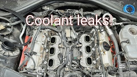 2012 Audi A6 difficult to find Coolant leaks 3.0tfsi supercharged